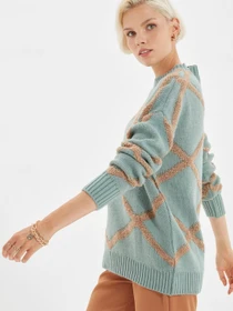 Свитры и кардиганы Trendyol модель TWOAW22KZ1798/Mint Фото