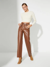 Штани Trendyol модель TWOAW22PL0008/Camel Фото