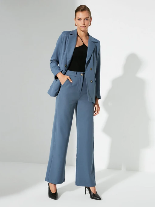 Брюки Trendyol модель TWOAW22PL0167/Mavi Фото