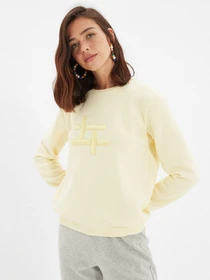 Худи и свитшоты Trendyol модель TWOAW22SW0426/Sari Фото