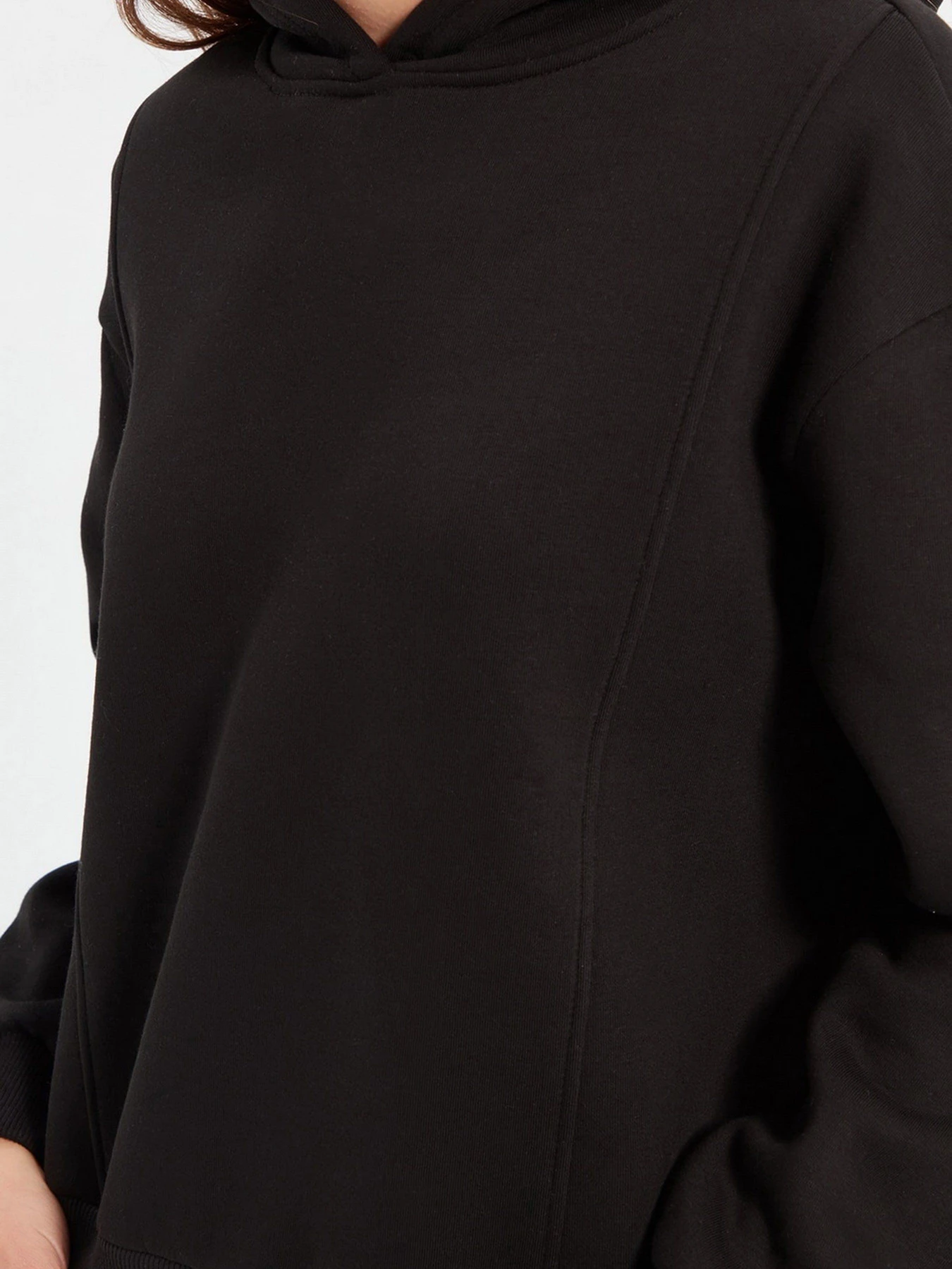 Худи и свитшоты Trendyol модель TWOAW22SW0939/Siyah Худи и свитшоты Trendyol модель TWOAW22SW0939/Siyah Фото