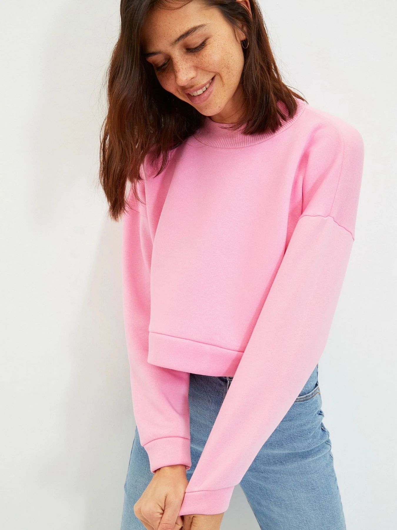 Худи и свитшоты Trendyol модель TWOAW22SW1121/Pembe Худи и свитшоты Trendyol модель TWOAW22SW1121/Pembe Фото