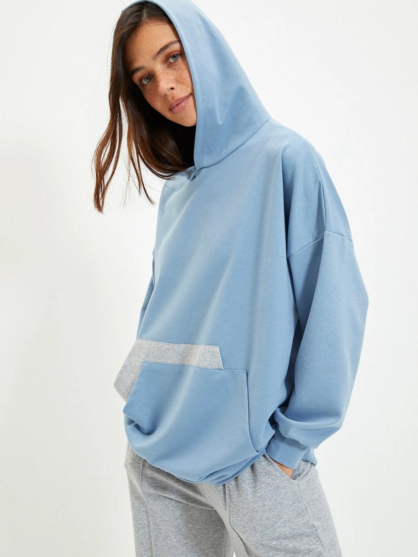 Худи и свитшоты Trendyol модель TWOAW22SW1393/Indigo Худи и свитшоты Trendyol модель TWOAW22SW1393/Indigo Фото