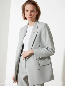 Пиджаки Trendyol модель TWOSS21CE0270/Mint Фото
