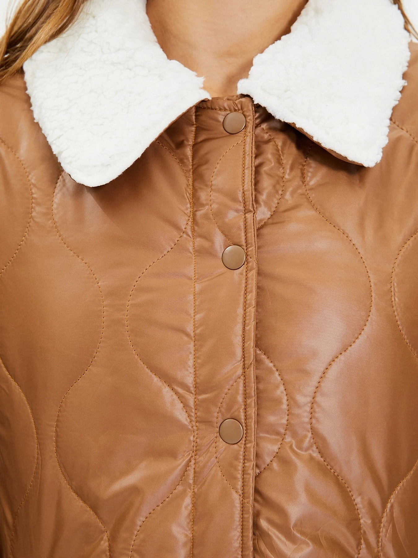 Куртки и дубленки Trendyol модель TWOAW22MO0480/Camel Фото