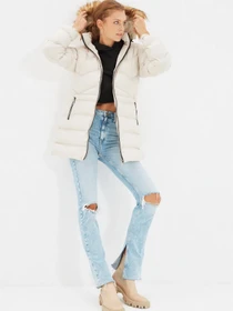 Куртки и дубленки Trendyol модель TWOAW22MO0574/Bej Фото