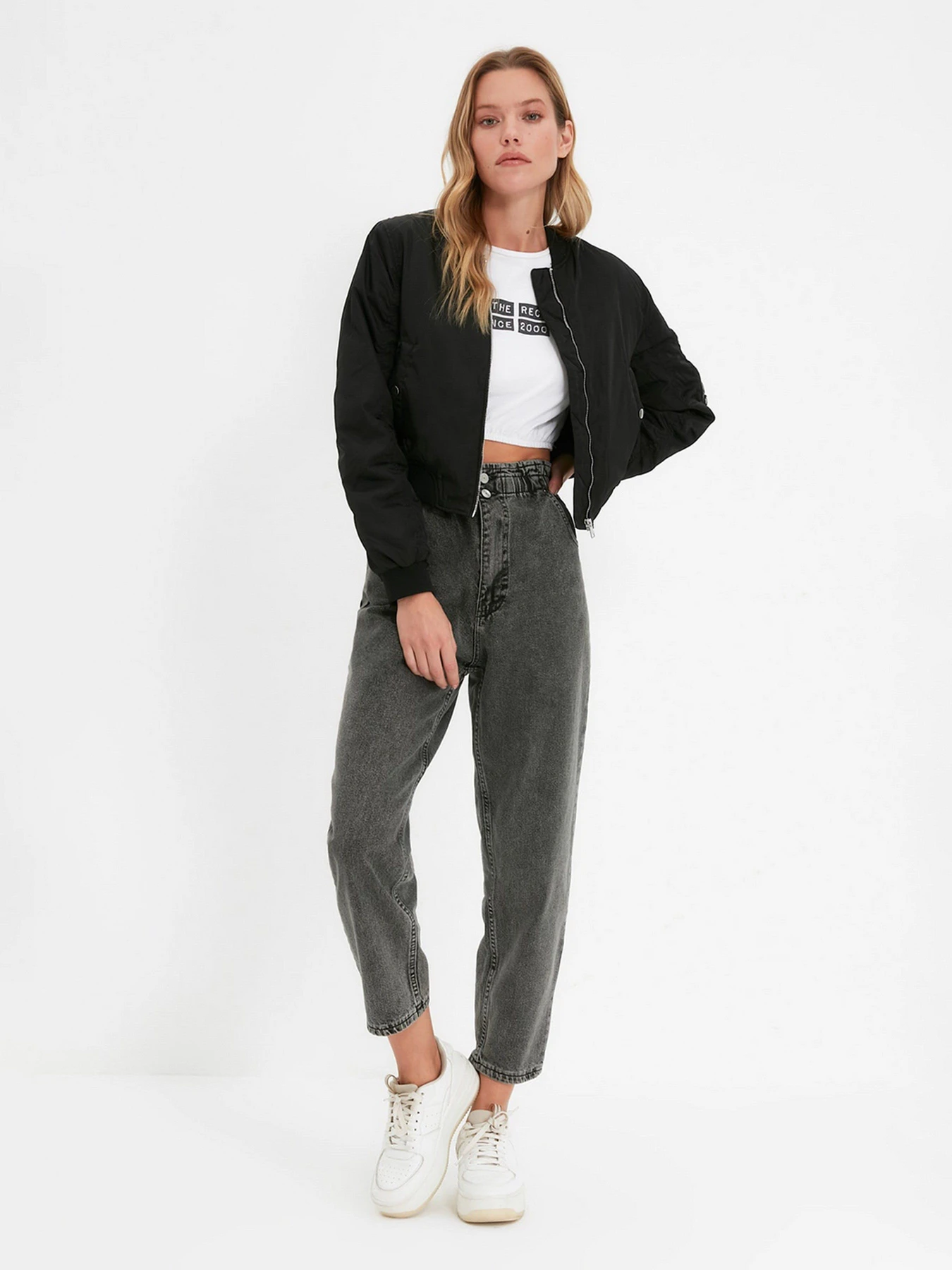 Джинси Trendyol Mom модель TWOAW22JE0793/Antrasit Фото