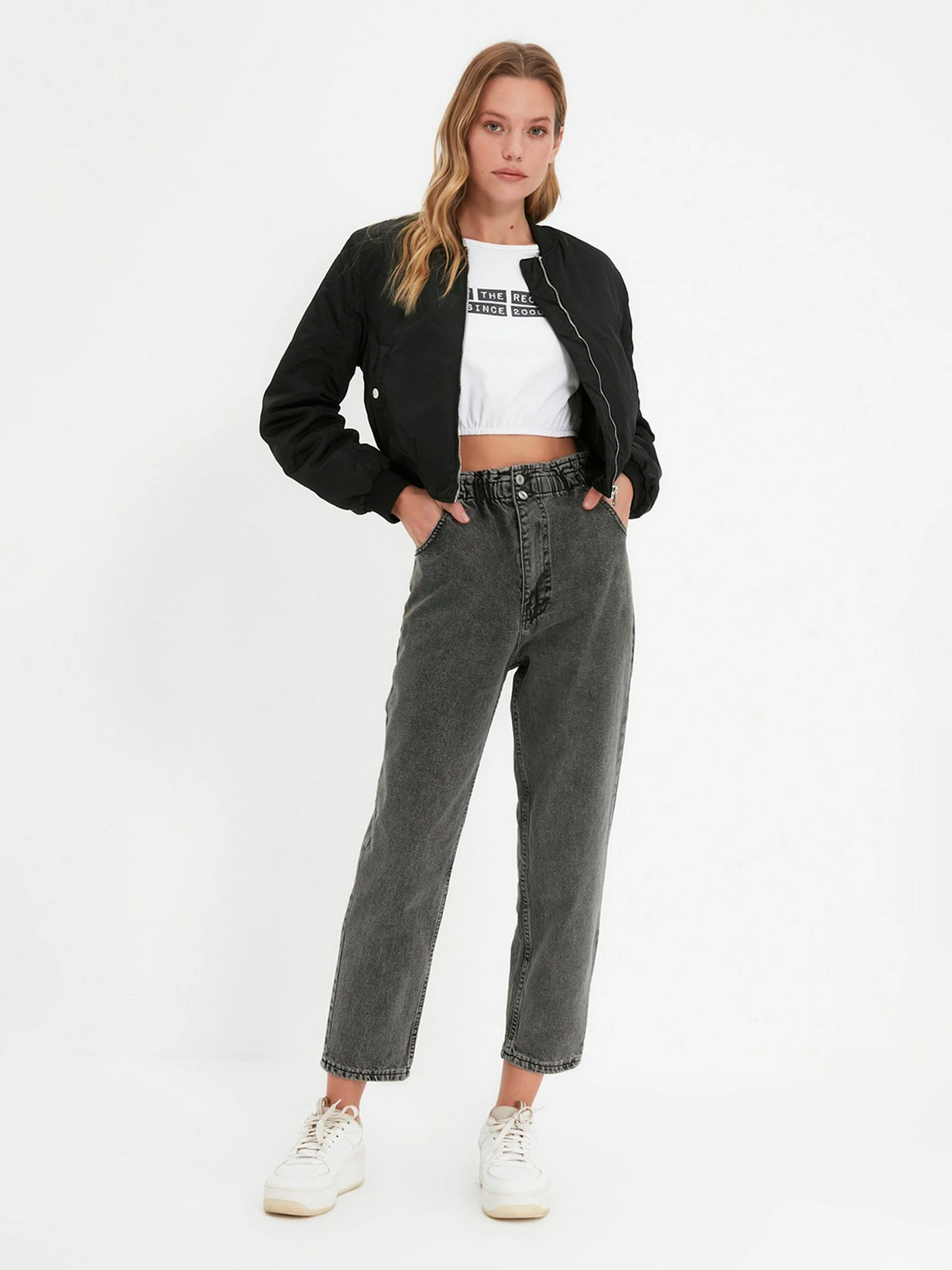 Джинси Trendyol Mom модель TWOAW22JE0793/Antrasit Фото