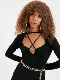 Боді та корсети Trendyol модель TPRAW22BD0120/Siyah Фото