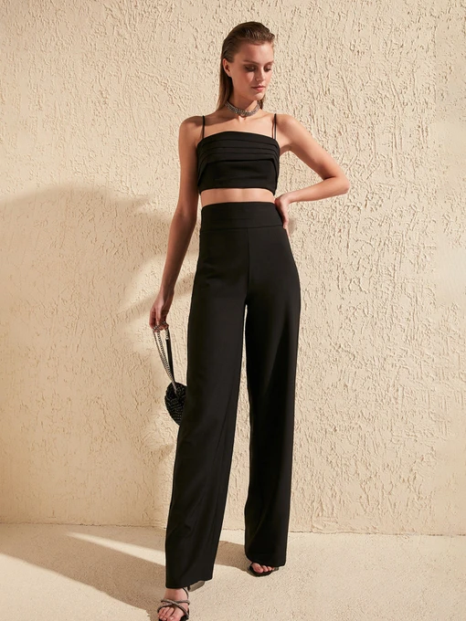 Брюки Trendyol модель TPRSS20PL0105/Siyah Фото