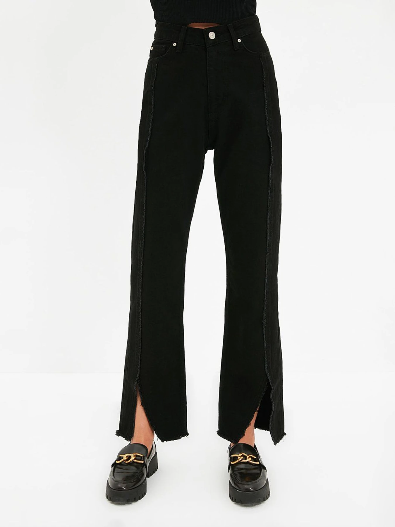 Джинси Trendyol Bootcut модель TWOAW22JE1199/Siyah Фото