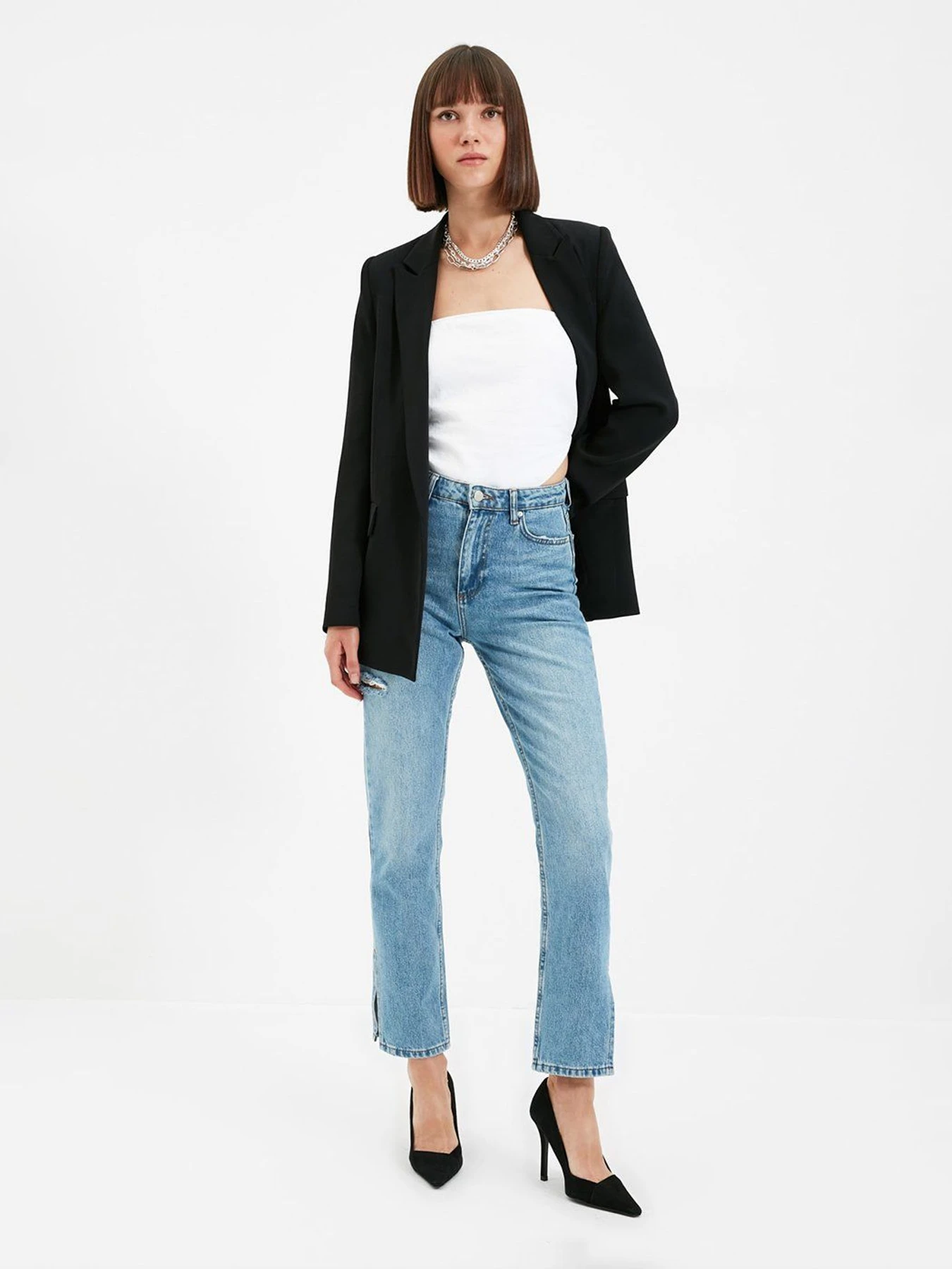 Джинси Trendyol Bootcut модель TWOAW22JE0590/Mavi Фото