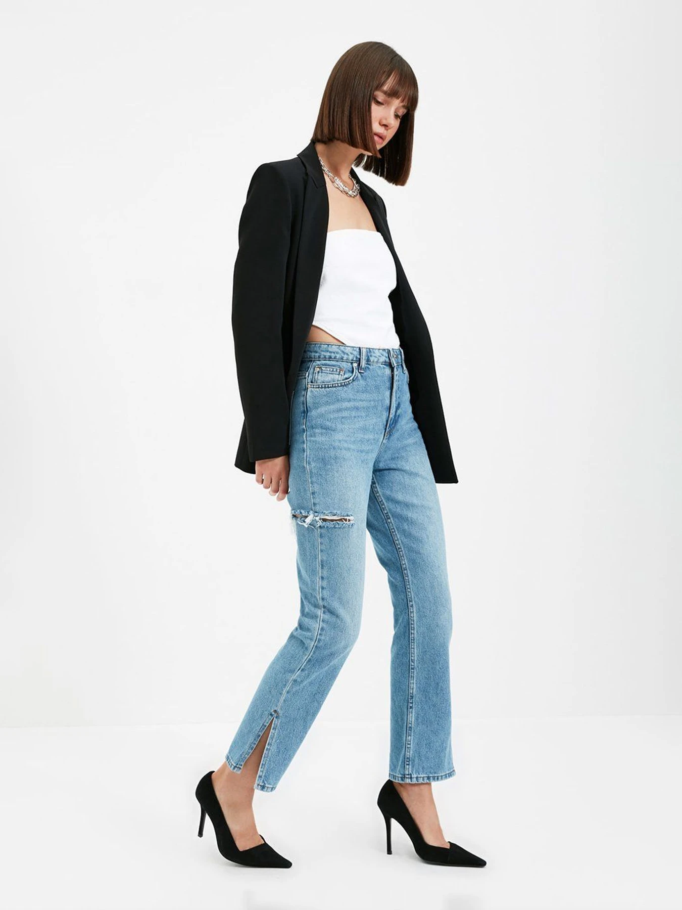 Джинси Trendyol Bootcut модель TWOAW22JE0590/Mavi Фото