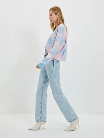 Джинси Trendyol Wide Leg модель TWOAW22JE1420/Mavi Фото