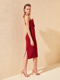 Платья Trendyol модель TPRSS19FZ0136/Bordo Фото
