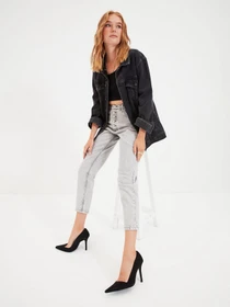 Джинси Trendyol Mom модель TWOAW22JE0477/Gri Фото