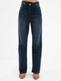 Джинсы Trendyol Wide Leg модель TWOAW22JE0944/Indigo Фото