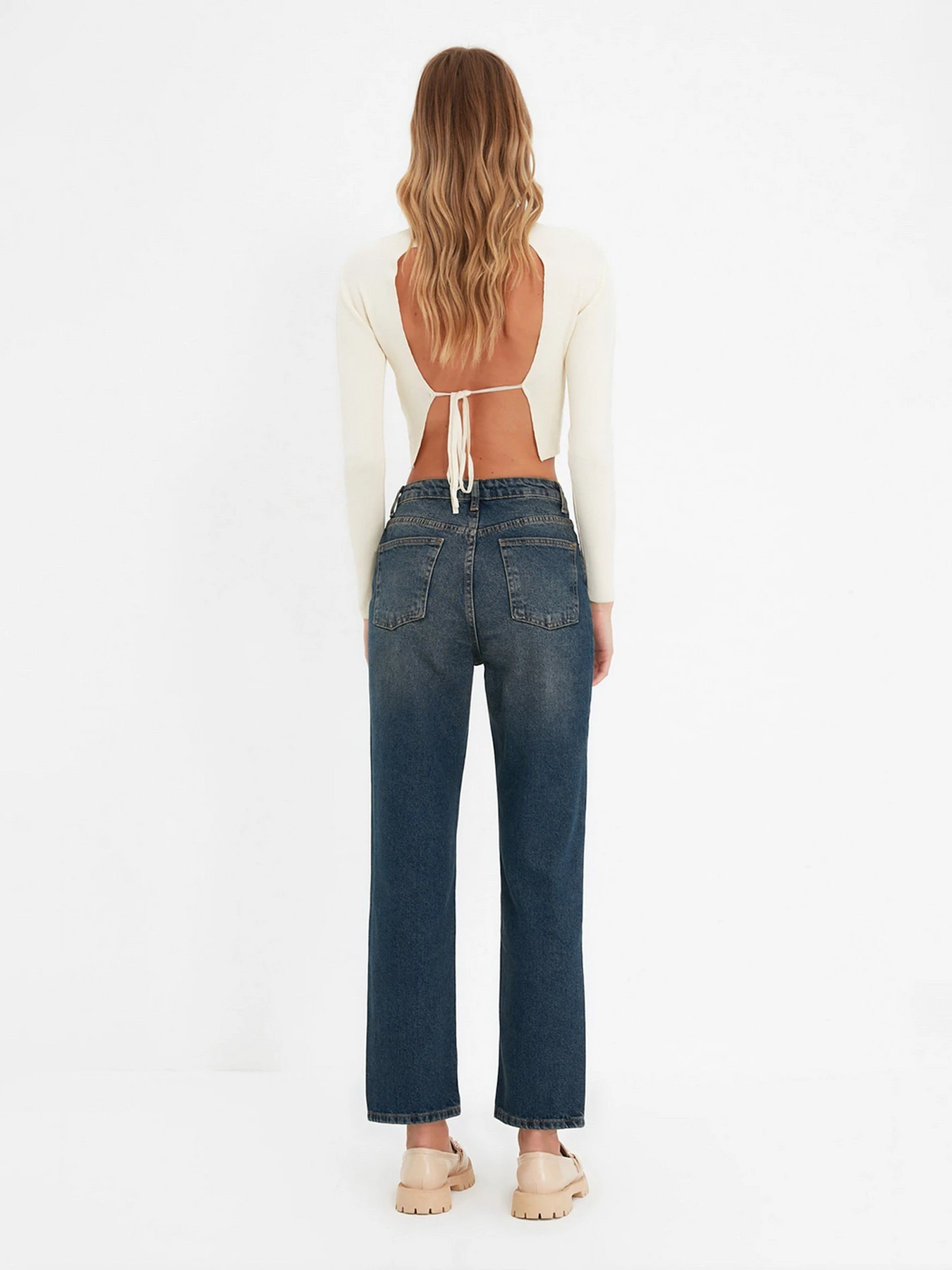Джинси Trendyol Bootcut модель TWOAW22JE1057/Indigo Фото