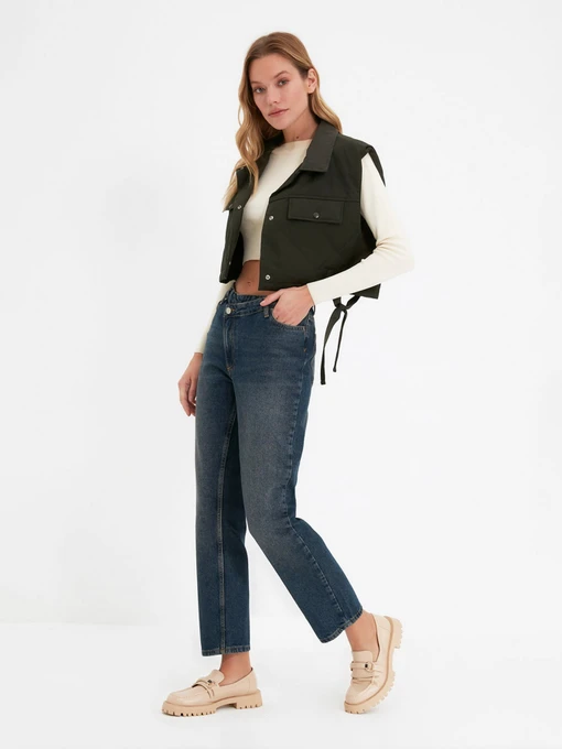Джинсы Trendyol Bootcut модель TWOAW22JE1057/Indigo Фото