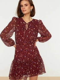 Платья Trendyol модель TWOSS22EL0124/Bordo Фото