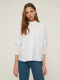 Рубашки Trendyol модель TWOSS22BZ0203/Ekru Фото