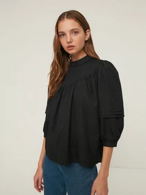Рубашки Trendyol модель TWOSS22BZ0203/Siyah Фото