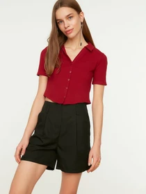 Шорты Trendyol модель TWOSS22SR0013/Siyah Фото