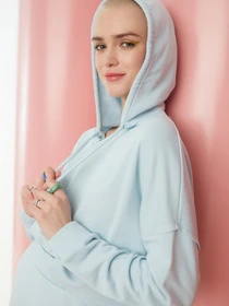 Худи и свитшоты Trendyol модель TWOSS22SW0076/Acik Mavi Фото
