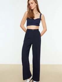 Штани Trendyol модель TWOSS22PL0100/Lacivert Фото
