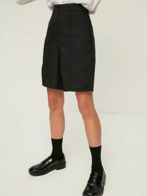Шорты Trendyol модель TWOSS22SR0026/Siyah Фото