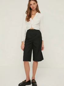 Шорты Trendyol модель TWOSS22PL0120/Siyah Фото