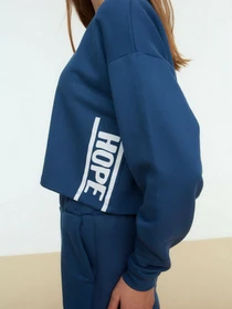 Худі та світшоти Trendyol модель TWOSS22SW0102/Indigo Фото
