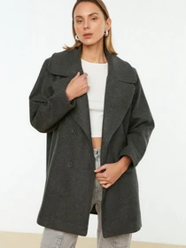 Пальто и плащи Trendyol модель TWOAW22KB0101/Antrasit Фото