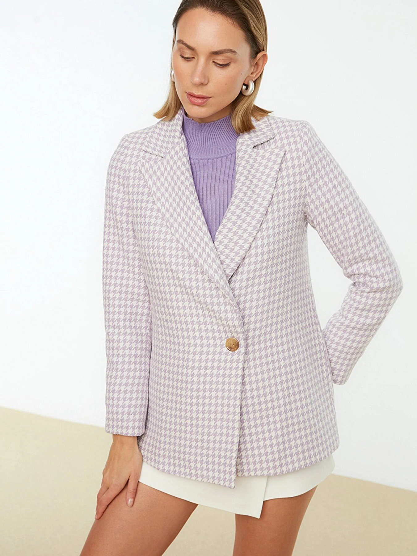 Пиджаки Trendyol модель TWOSS22CE0096/Pembe Пиджаки Trendyol модель TWOSS22CE0096/Pembe Фото