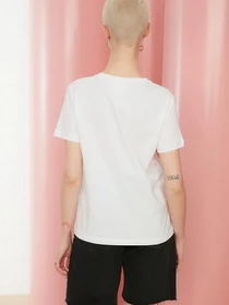 Футболки и поло Trendyol модель TWOSS22TS0045/Beyaz Фото