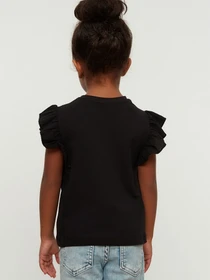 Футболки и поло Trendyol модель TKDSS22TS0614/Siyah-Beyaz Фото