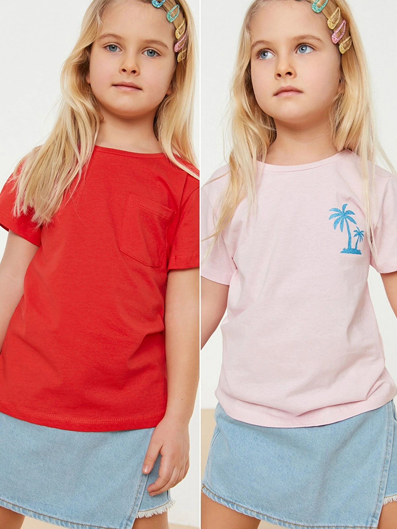 Футболки и поло Trendyol модель TKDSS22TS0673/Kirmizi-Pembe Фото