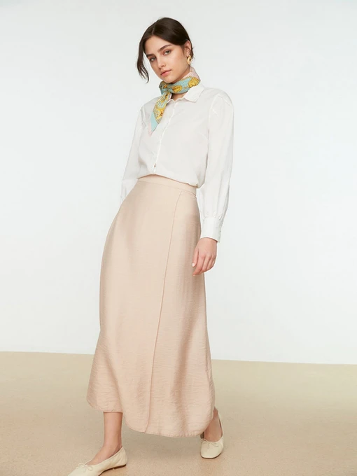 Спідниці Trendyol модель TCTSS22EE0009/Bej Фото