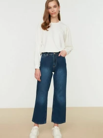 Джинси Trendyol Wide Leg модель TCTSS22JE0045/Indigo Фото