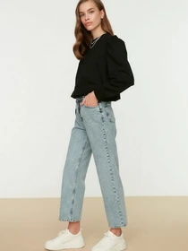 Джинси Trendyol Wide Leg модель TCTSS22JE0045/Mavi Фото