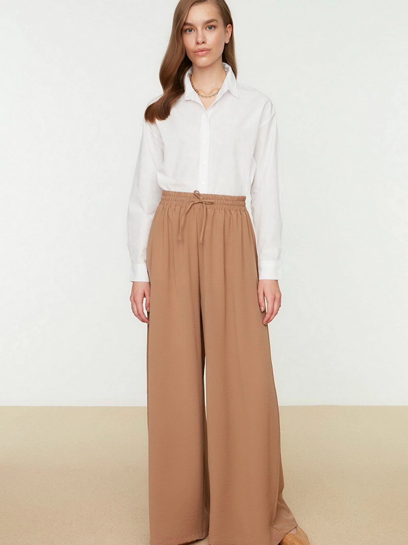 Штани Trendyol модель TCTSS22PL0240/Vizon Фото