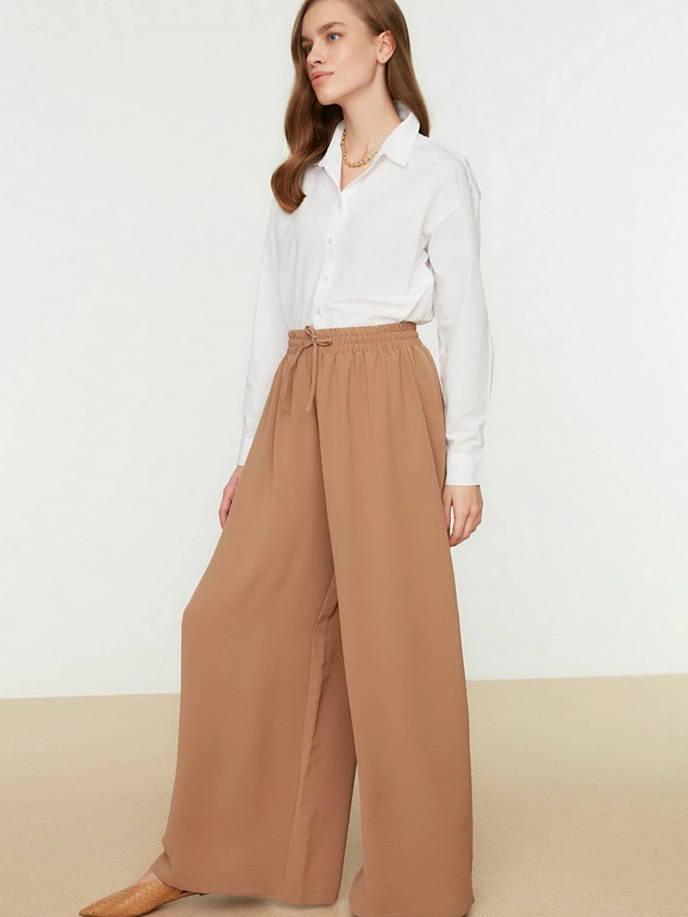 Штани Trendyol модель TCTSS22PL0240/Vizon Фото
