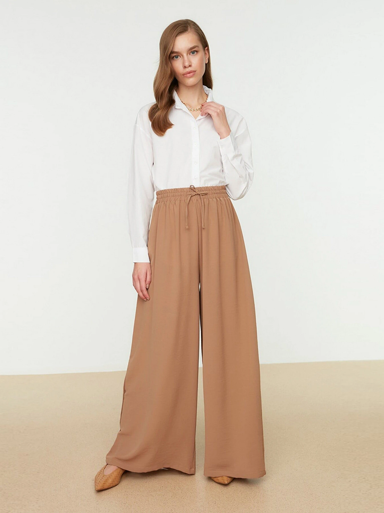 Штани Trendyol модель TCTSS22PL0240/Vizon Фото