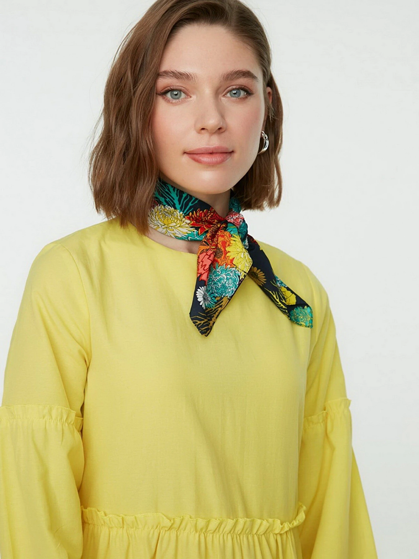 Платья Trendyol модель TCTSS22EB0098/Hardal Платья Trendyol модель TCTSS22EB0098/Hardal Фото