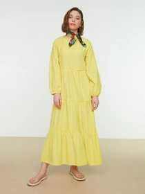 Платья Trendyol модель TCTSS22EB0098/Hardal Фото