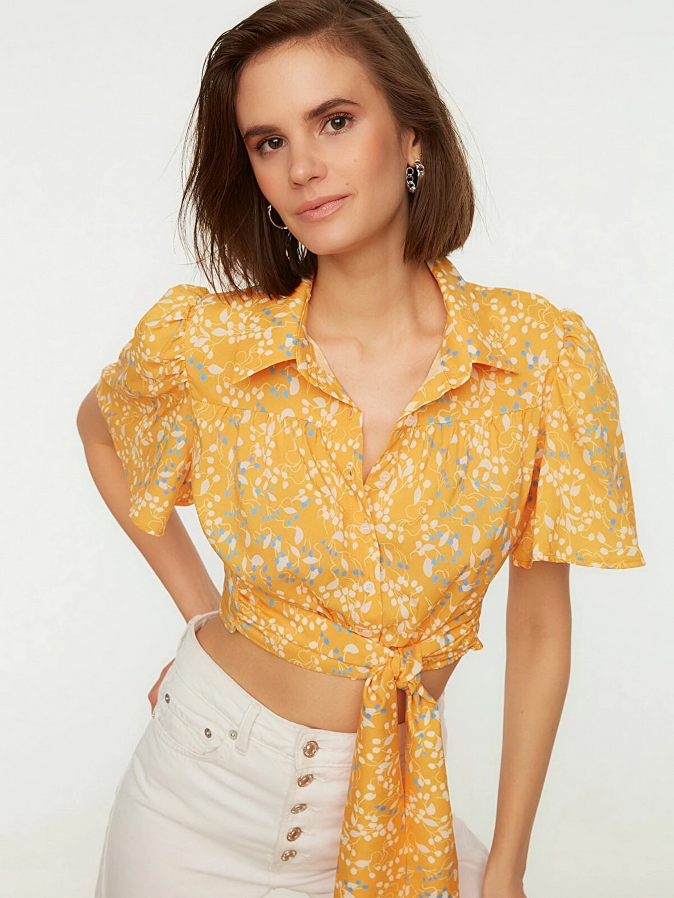 Рубашки Trendyol модель TWOSS22GO0076/Turuncu Фото
