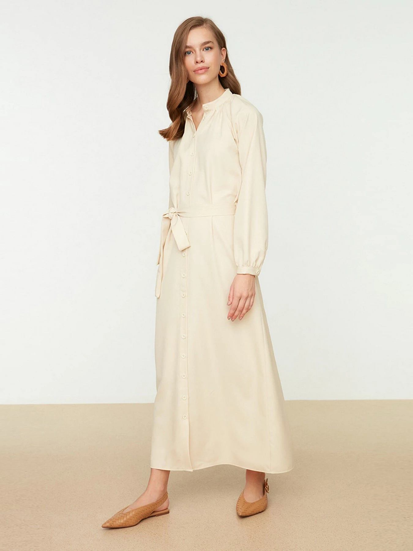 Платья Trendyol модель TCTSS22EB0013/Camel Фото