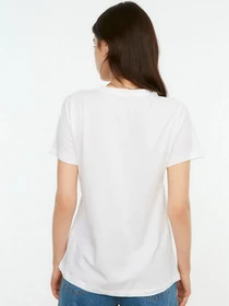 Футболки и поло Trendyol модель TWOSS20TS0141/Camel-Beyaz Фото