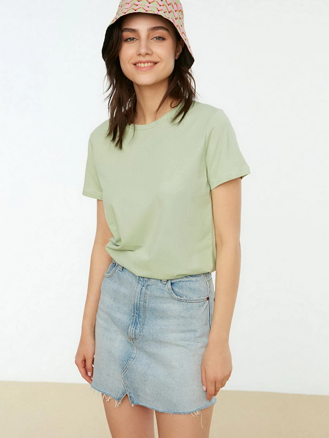 Футболки и поло Trendyol модель TWOSS20TS0141/Pembe-Mint Фото