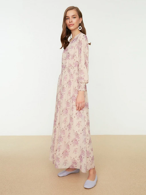 Платья Trendyol модель TCTSS22EB0145/Ekru Фото